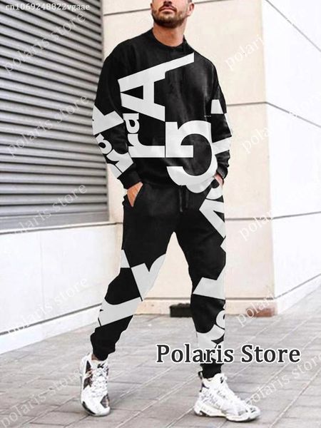 

men's tracksuits summer black tracksuit set for men 2 piece outfit long sleeve t shirt trousers pants sweatpants jogging suit oversized, Gray