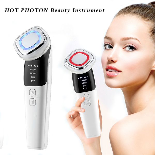 

face massager led skin care instrument multifunctional beauty portable electric importer micro current firming and lifting 230823