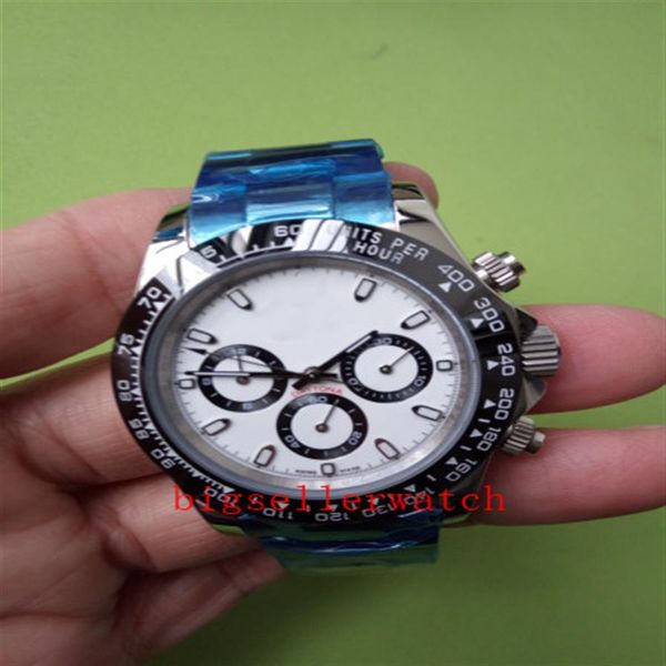 

christmas gift original box luxury mens movement watch stainless steel 40mm 116500ln - white dial wristwatches automatic mechanica3493, Slivery;brown