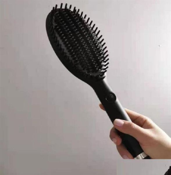 

hair brushes mas comb glide heat hair brush one step dryer styler volumizer mtifunctional straightening curly with nega rimme9943614, Silver