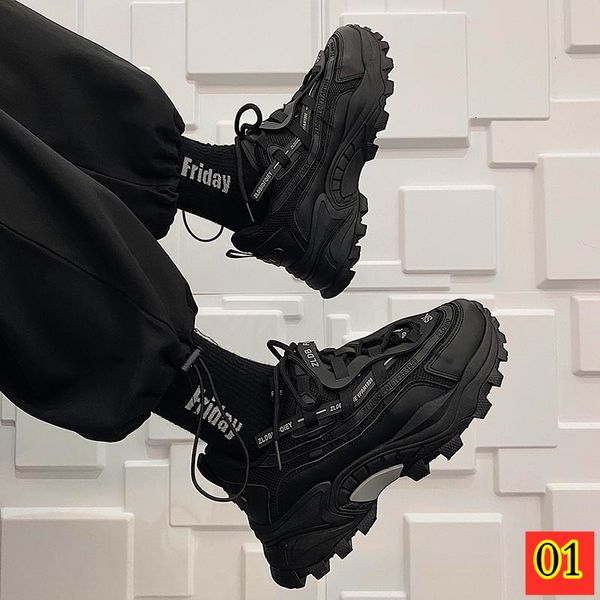 

height increasing shoes winter warm plush fur sneakers men lace up casual shoes height increased sports trainers black tenis shoes male high, Black;white