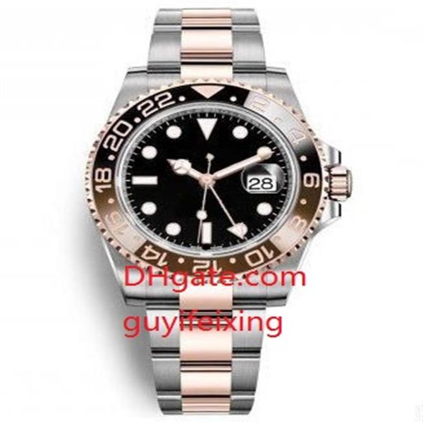

2018 basel world new mens wristwatch ceramic bezel stainless steel watch 126715 asia 2831 automatic movement mens date watches fre256g, Slivery;brown