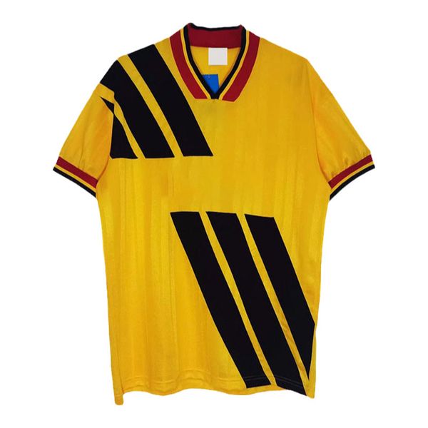 

1993-94 away retro football jersey yellow, Black;yellow