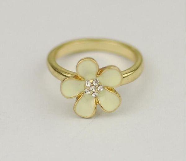 

fashion accessories18k gold platedsmall flower daisy punk mini midi ring jewelry for women men gift2915618, Silver