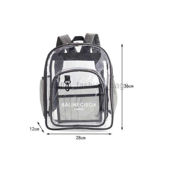 

2023 sell backpack individual new transparent backpack printable waterproof bag creative travel clear jelly bags caitlin_fashion_bags02
