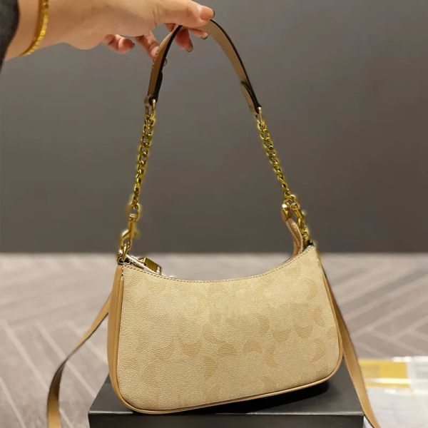 

designer underarm small handbags women shoulder bag soft hobo co half-moon ladies baguette purse chain strap croissant bags fashion trend go