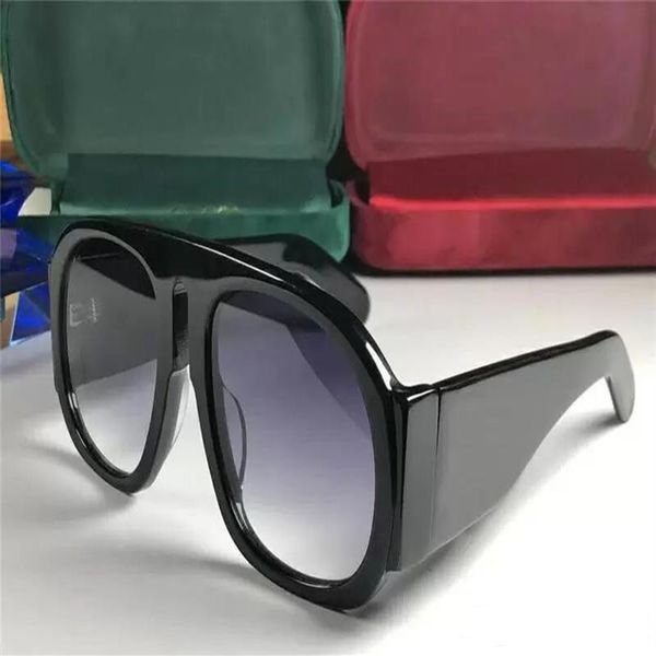 

luxury sunglasses brand eyeglasses 0152s large frame elegant special designer oval frame built-in circular lens come w207n, White;black