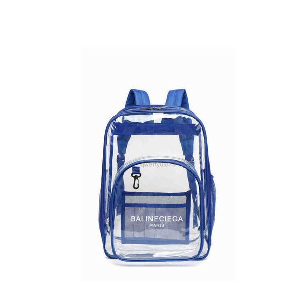 

2023 sell serviceable backpack transparent backpack fashionable printable waterproof designer bag creative travel clear jelly bagsqwertyui87