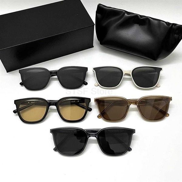 

sunglasses 2022 luxury brand gentle designer lilit sunglasses vintage acetate square sunglasses uv400 for men women with original 246n, White;black