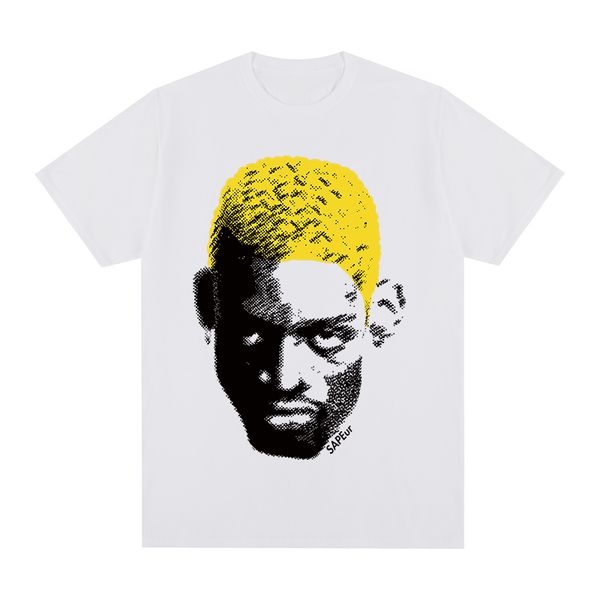 

women's t-shirt dennis rodman hip hop t-shirt streetwear 90 rodzilla vintage summer fashion cotton men tee tshirt womens 230823, White