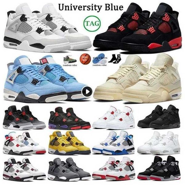 

shoes basketball men women 4s military black cat sail red thunder white oreo cactus jack blue university infrared cool grey mens sports snea