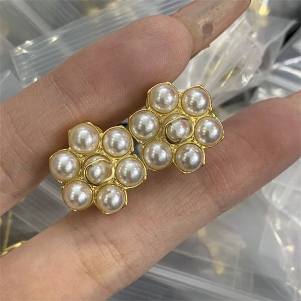 

retro stud ggity designer charm earrings double letter g eardrop women party accessories earring with box 66, Golden;silver