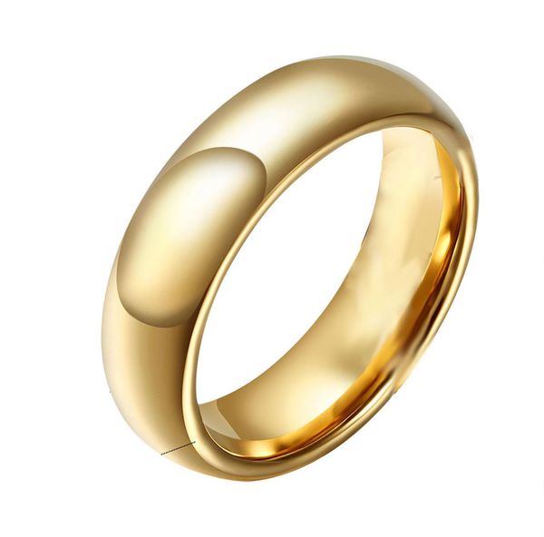 

round edge wedding band ring tungsten steel custom words engravable gold plated 2mm4mm6mm6mm6597084, Silver
