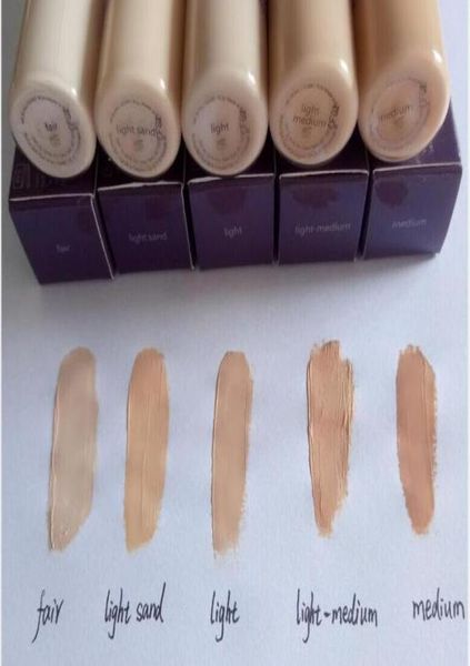 

makeup real foundation primer contour concealer 5 colors fair light lightmedium lightsand 10ml liquid5315156