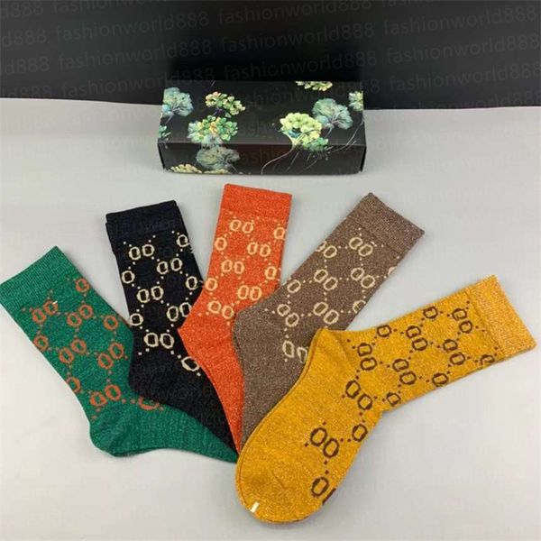 

mens socks womens luxury cotton sock classic designer letter stocking comfortable 5 pairs together popular trend, Black;white