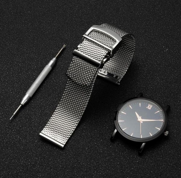 

substitute iwc steel band for portofino watch strap accessories 20mm 22mm1081847, Black;brown