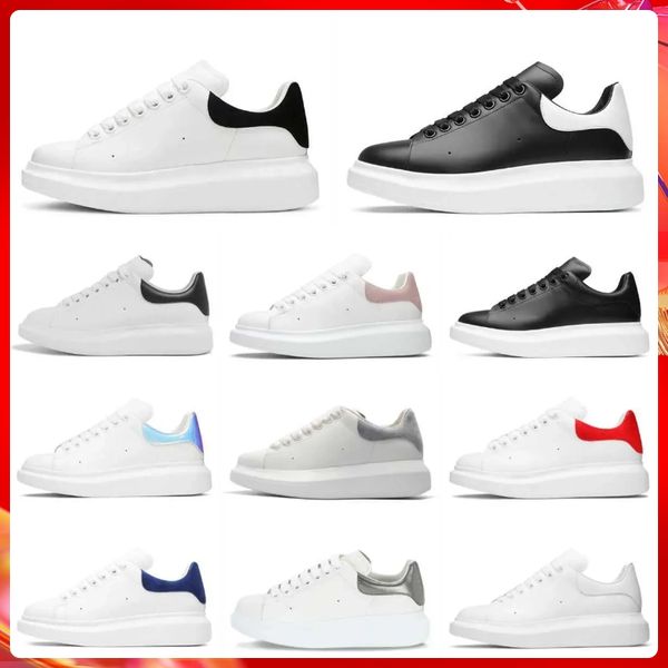 

luxurious designers oversized casual shoes white black leather velvet espadrilles trainers mens women flats lace up platform sneakers myquee