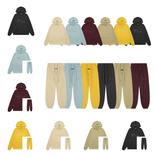 

2023 new men hoodie sweatshirts ess hoodies designer mens womens streetwear pullover loose long sleeve black hooded sweatshirt