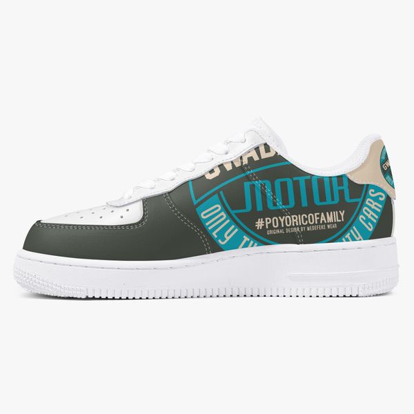 

customized shoes men's fashionable casual shoes diy women's shoes white sole black blue shoe body beige letters 25928