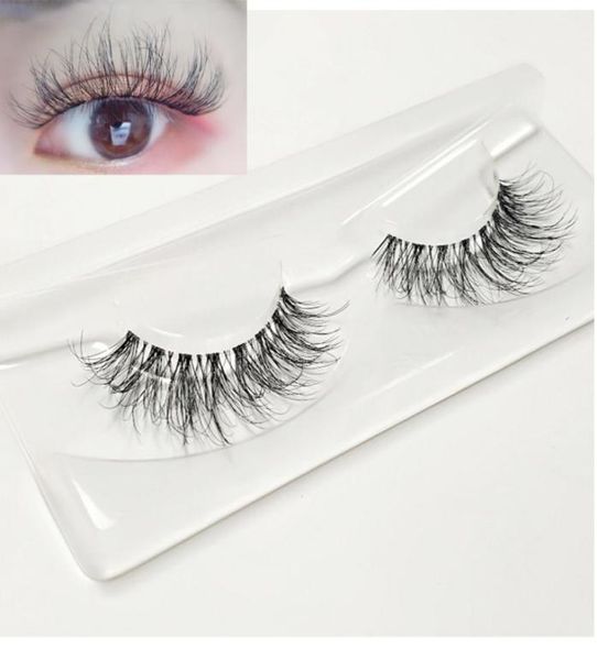 

new 1pair lashes 3d mink strip lash reusable false eyelashes crisscross dramatic lashes lightweight invisible band eye7593711