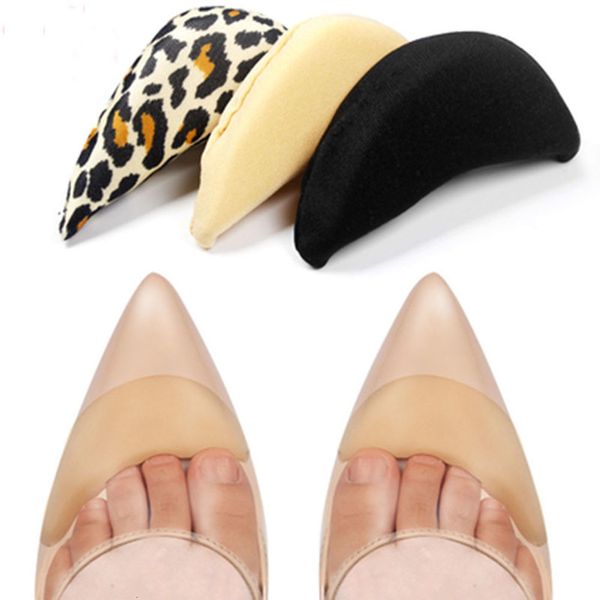 

shoe parts accessories 1 pair forefoot insert pad for women high heels toe plug half sponge shoes cushion feet filler insoles antipain pads, White;pink
