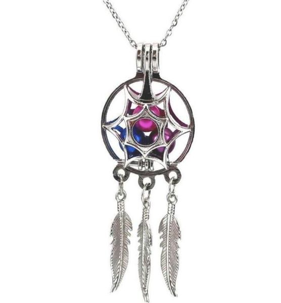 

whole pearl cage pendants for diy oyster wish love pearl necklace pendants jewelry lockets colored pearls dreamcatcher neckla4360385, Silver