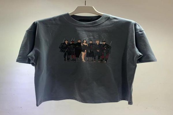 

europe usa spring summer models boutique t shirt casual elegant men women oversize tee25193528791858, White;black