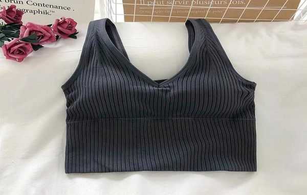 

neck women039s tank crop female knitted lingerie seamless underwear streetwear cropped tee padded camisole camisoles 8465181, Black;white