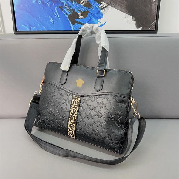 

luxurys designers bags briefcase men business package s lapbag leather handbag messenger high capacity shoulder handba244p
