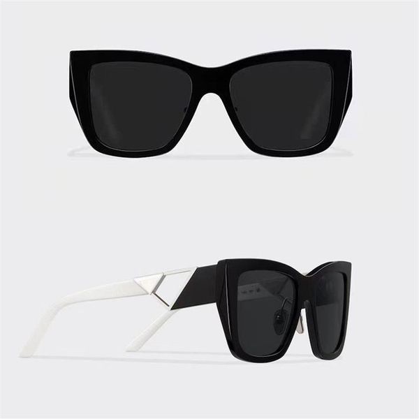 

men women designer sunglasses summer uv protection spr 21y vintage full frame cutout temples sports style sunglasses original box302j, White;black