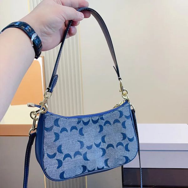 

designer underarm small handbags women shoulder bag soft hobo co half-moon ladies baguette purse chain strap croissant bags fashion trend go