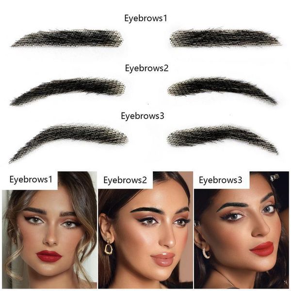 

eyebrow enhancers fake eyebrowa handmade real hair false eyebrows natural and long lasting easy to use for women 230822