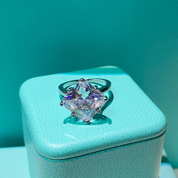 

designer ring fashion luxury diamond ring sterling silver women jewelry wedding gift, Golden;silver