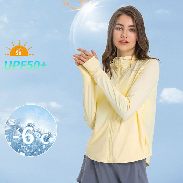 

l_225 women sun protection clothing upf>50+outdoor sunscreen clothes quick drying ice silk rashguard cycling jackets