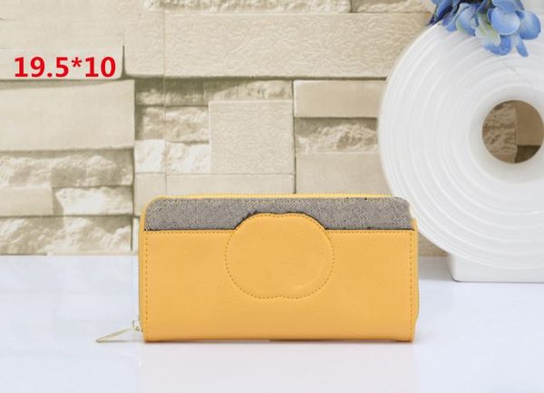 

long zip wallet leather wallets business casual clutch soft leather, Red;black