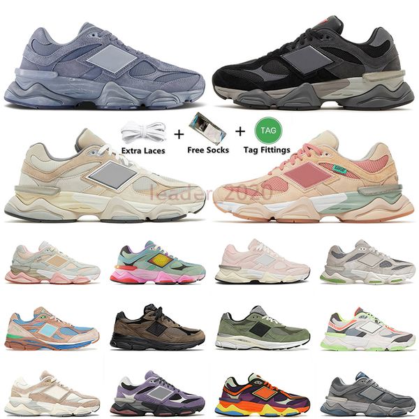 

designer og 9060 990v3 sports men women running shoe grey day quartz new ballances shoes sneakers nb 990 9060s sea salt jjjjound rain cloud, Black