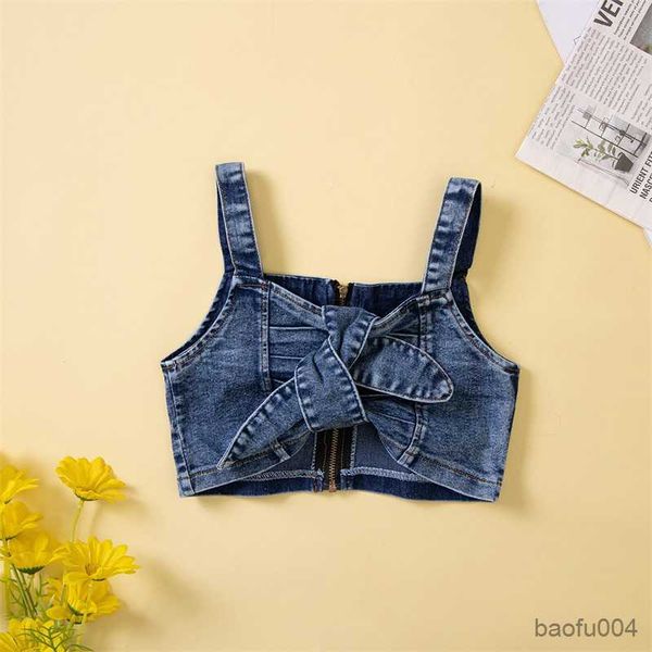 

clothing sets fashion toddler baby girls 2pcs summer pants set sling plain camisole ruffle short pants children cozy suit r230823, White