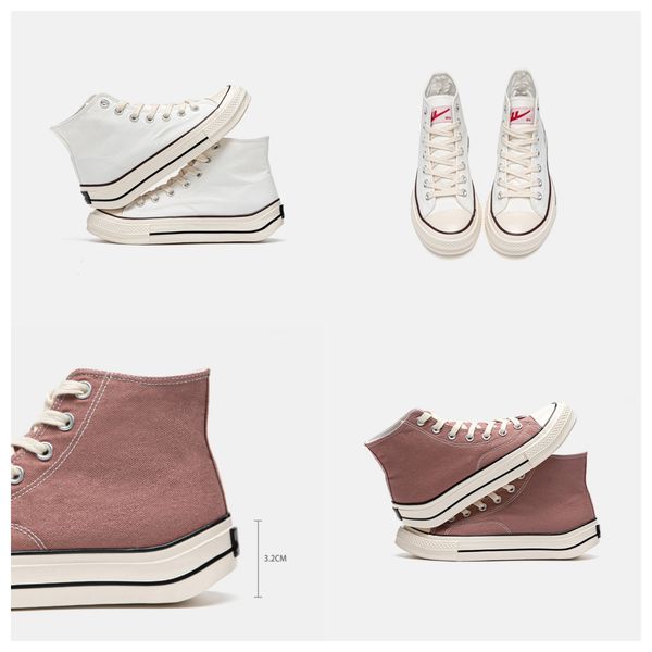 

designer shoes high canvas shoes classic women shoes screener dirty woman sneaker man casual fashion leather lace up white men outdoor shoes, Black