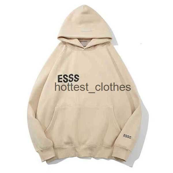 

men's and women hoodies leisure fashion trends designer tracksuit essentailhoodie set casual oversize essentialhoodie pullover essentia, Black