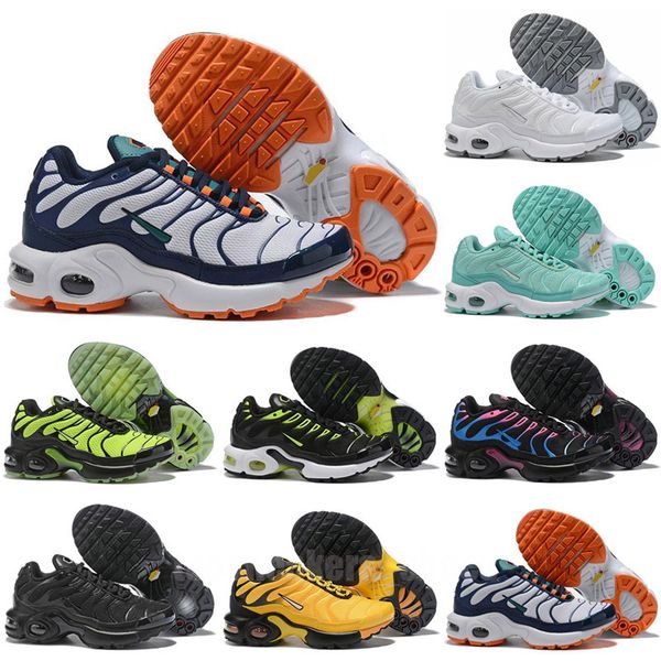 

2023 tn kids shoes triple black infant sneakers rainbow children sports shoes girls and boys tennis 24-35