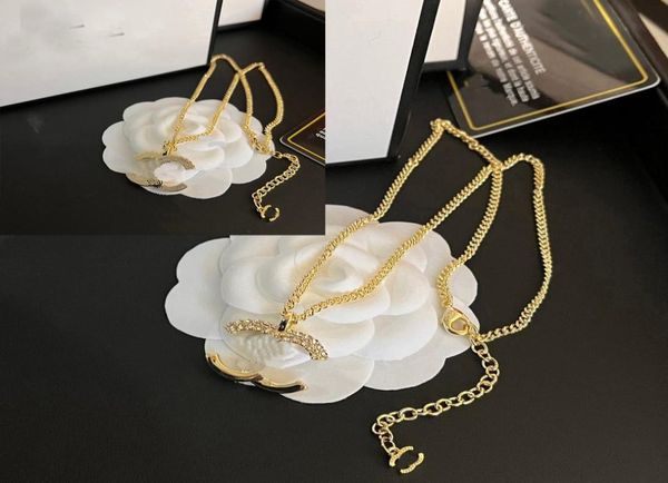 

luxury design necklace 18k gold plated stainless steel necklaces choker chain letter pendant fashion womens wedding jewelry access7241854, Silver