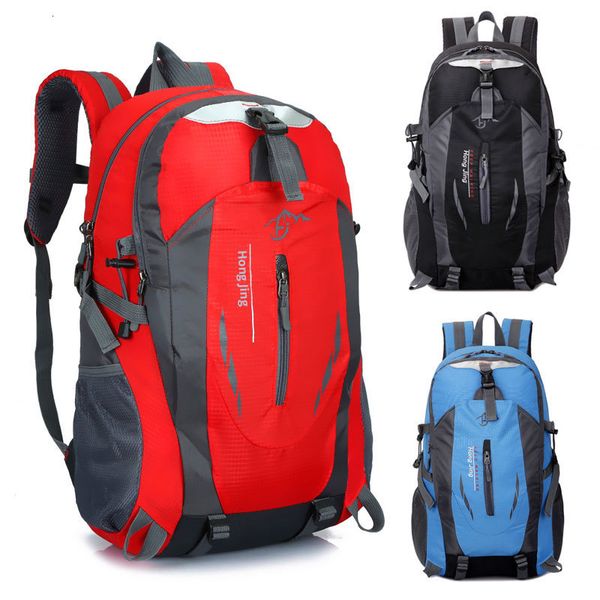 

school bags nylon waterproof travel backpacks men climbing hiking backpack outdoor sport bag women 40l 230823