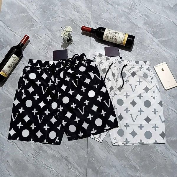 

asian size m-3xl men shorts designers swimming trunks fashion reflect letter print board beach shorts quick drying swimwear swim shorts summ, White;black