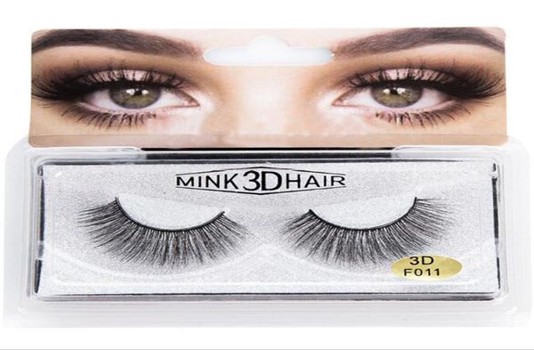 

natural false eyelashes 3d mink hair false eyelashes long makeup 3d mink lashes extension eyelash dhl 5217393