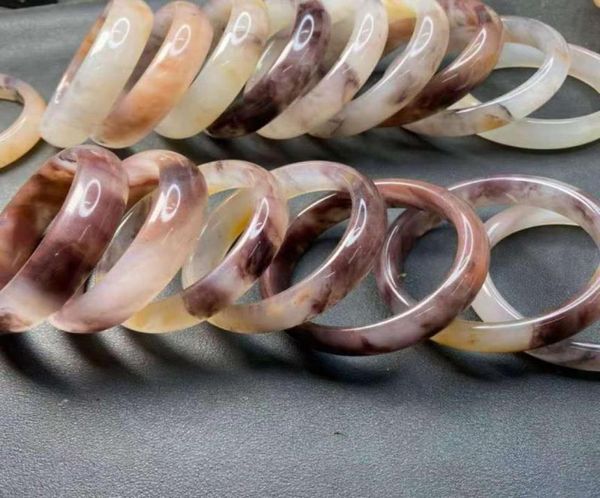 

bangle 100 natural xinjiang gold silk jade bracelet handcarved emerald women real bracelets jewelry8227418, Black