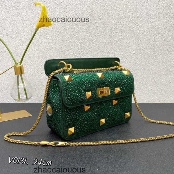 

bags crystal valantions shiny luxury handbags handbag rivet diamond embedding designer new fashion handheld shoulder crossbody women's