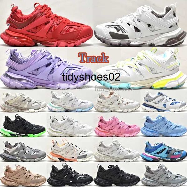 

tracks track 3 3.0 shoes triple white black sneakers leather trainer nylon printed platform men women sports trainers balenciga shoes