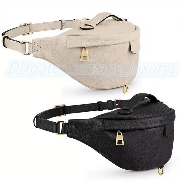 

classic bumbag luxury tote crossbody waist bags bumbags designer fanny pack belt chest bum embossing discolored skin leather bag w251s