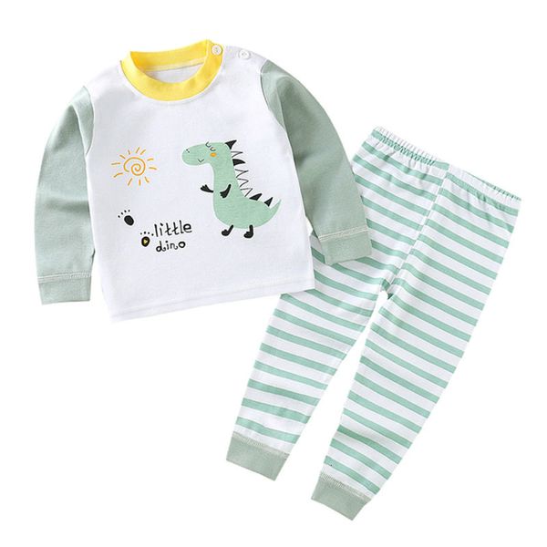 

clothing sets children kids clothes boys girls suit pajamas clothinng pants cartoon autumn winter sleepwear outfits 230822, White