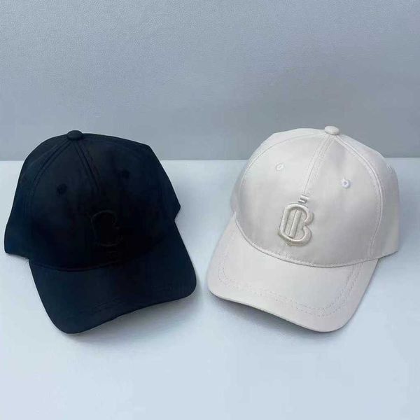 

designer hat burbury caps ba jia 2023 early spring baseball hat classic plaid new fashion men's and women's new baseball hat trend, Blue;gray